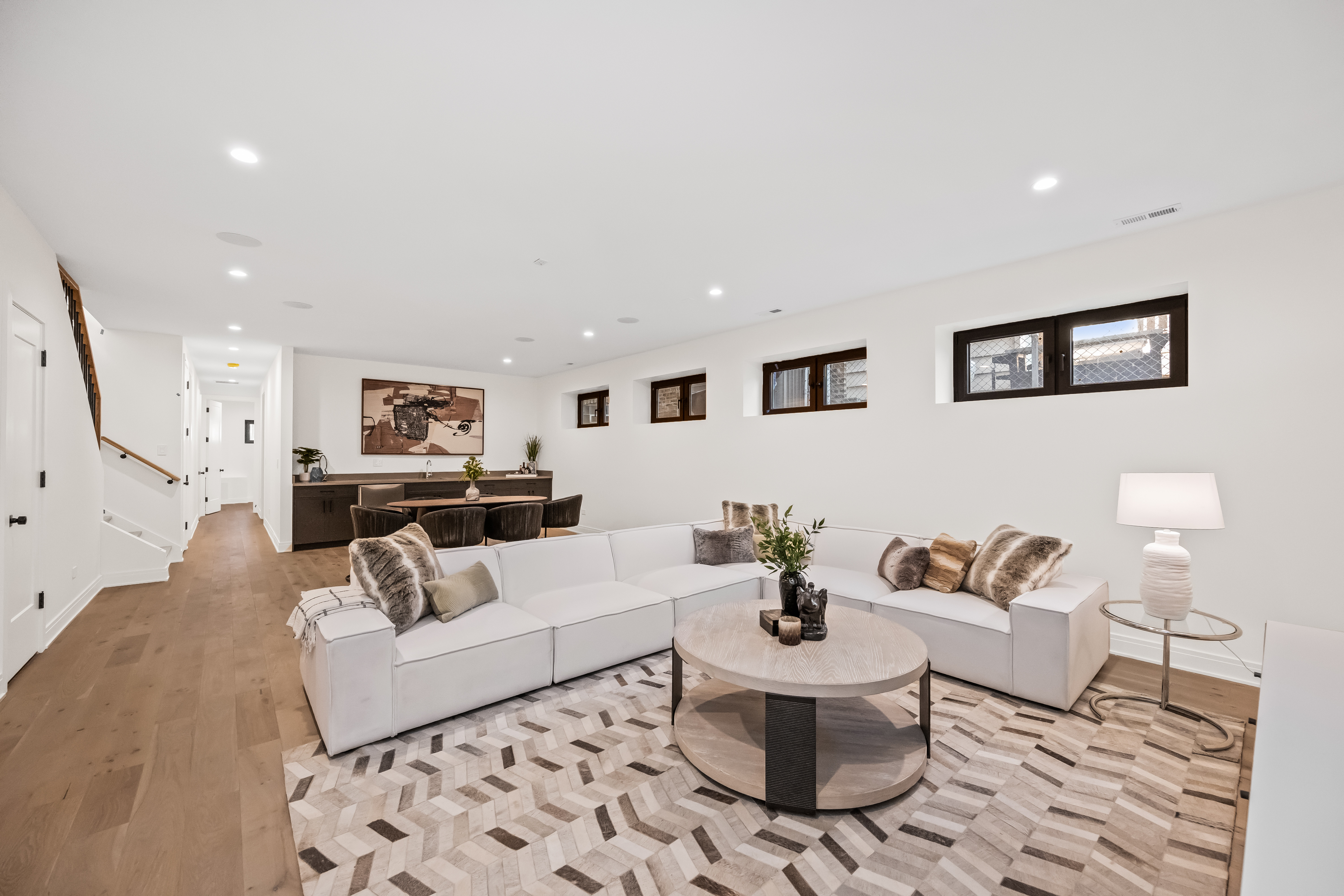 Lower-level living room
